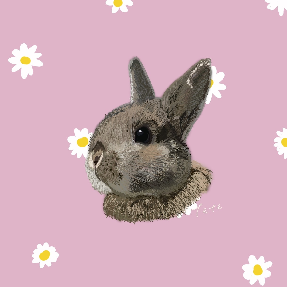 ペットの似顔絵を作成いたします お手持ちの写真から似顔絵作成いたします♡ イメージ2