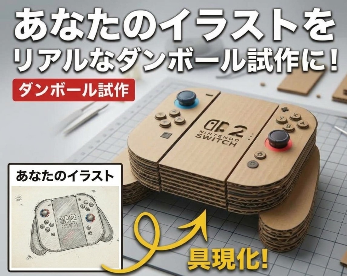 高精度×手作り温かみ　段ボール立体物を制作します あなたのアイデアを立体に！設計からカット組立て色付けまで対応 イメージ1