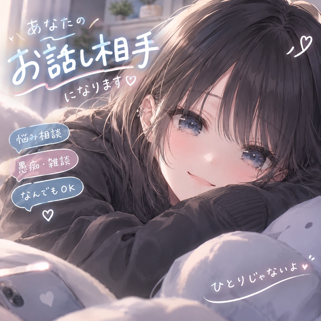 愚痴、相談、お話など聞きます 溜め込んだもの、吐き出してみませんか？ イメージ1