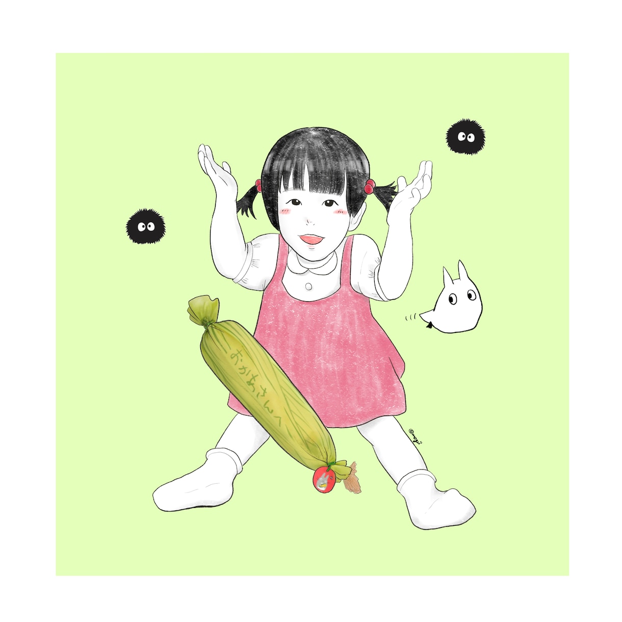 シンプルお洒落なゆるかわ線画イラストをお描きします SNSのアイコンや寄せ書き、名刺等の挿絵にオススメです！ イメージ4