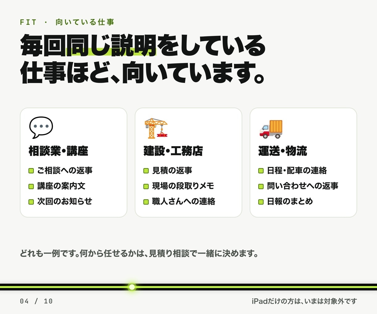 あなた専用のAI秘書＋AI組織を作ります やりたいことはAI秘書へ。係に分けて報告が上がります イメージ4