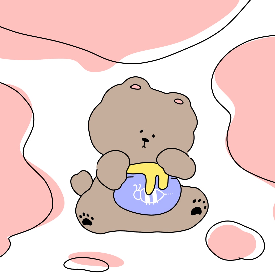 ゆるくて可愛い韓国風イラスト作成します なんだかくせになるゆるかわアニマルイラスト！ イメージ6