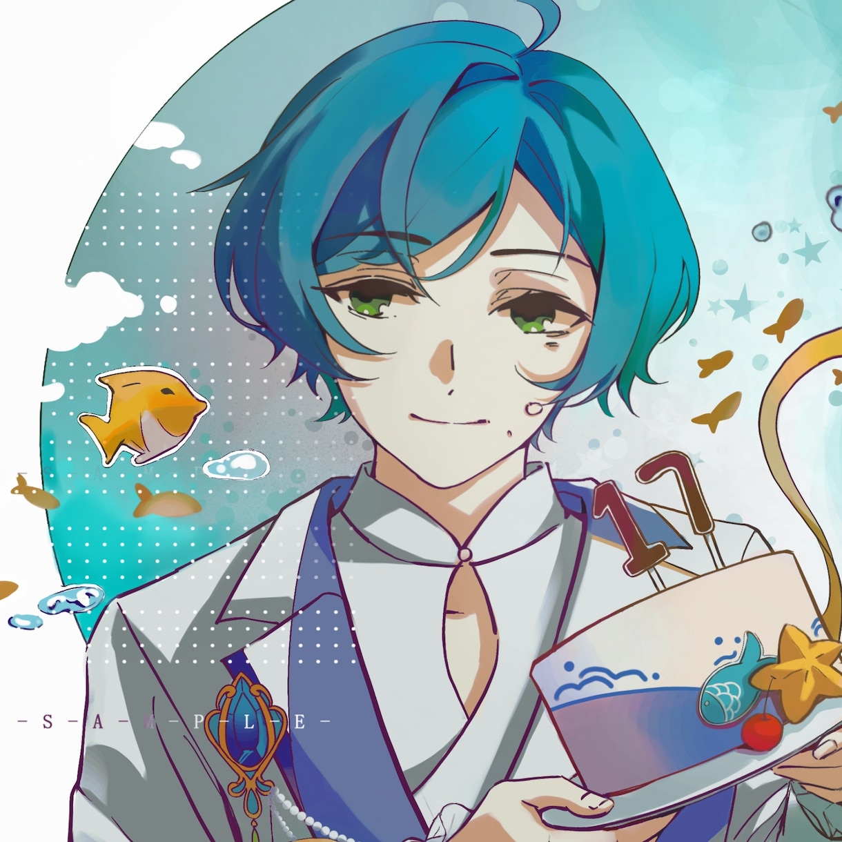 最短3日！シンプルな背景付きイラストを描きします 丁寧・誠実に対応いたします。他サイズも気軽にご相談ください！ イメージ4