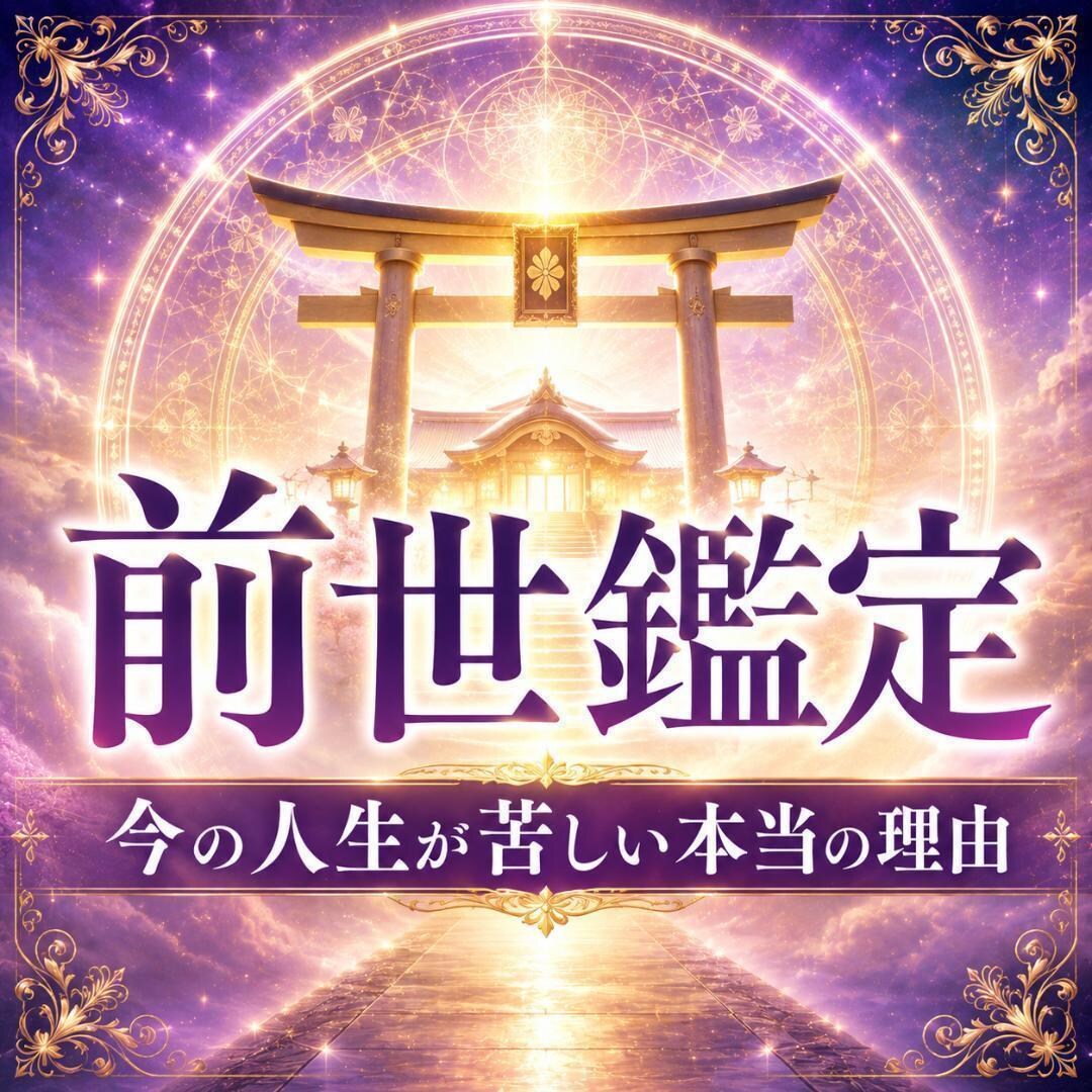 前世｜今世に持ち越した課題と未来を見透します 前世から続くテーマと現実を変える鍵を読み解きます イメージ1