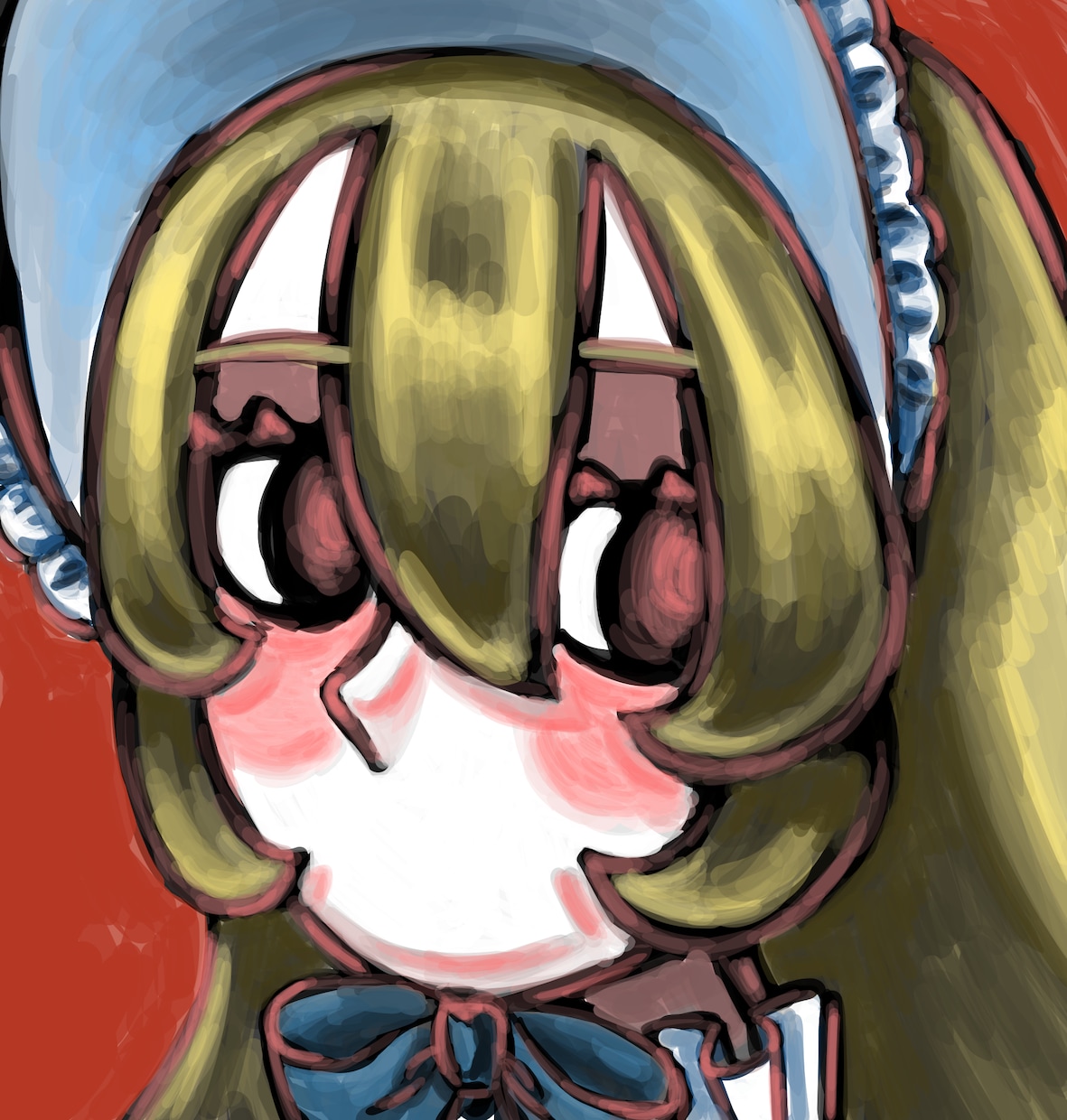 お人形のようなメルヘンかわいい女の子をかきます 個性的なかわいい絵柄で目立つアイコン イメージ8
