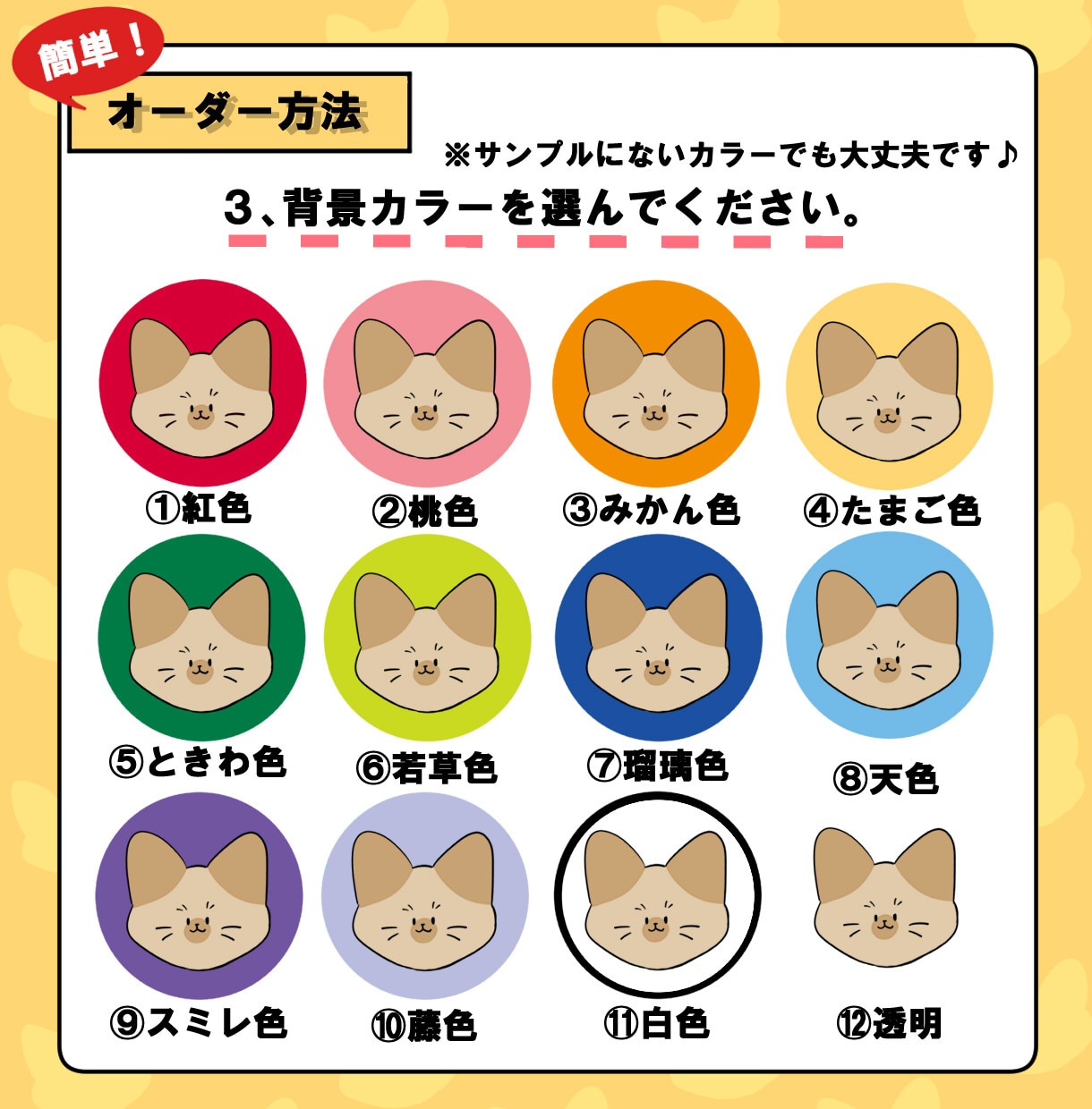 貴方だけのシンプル可愛い猫のアイコン作成します SNSやブログに使えるアイコン、挿絵で親しみやすい印象アップ イメージ5