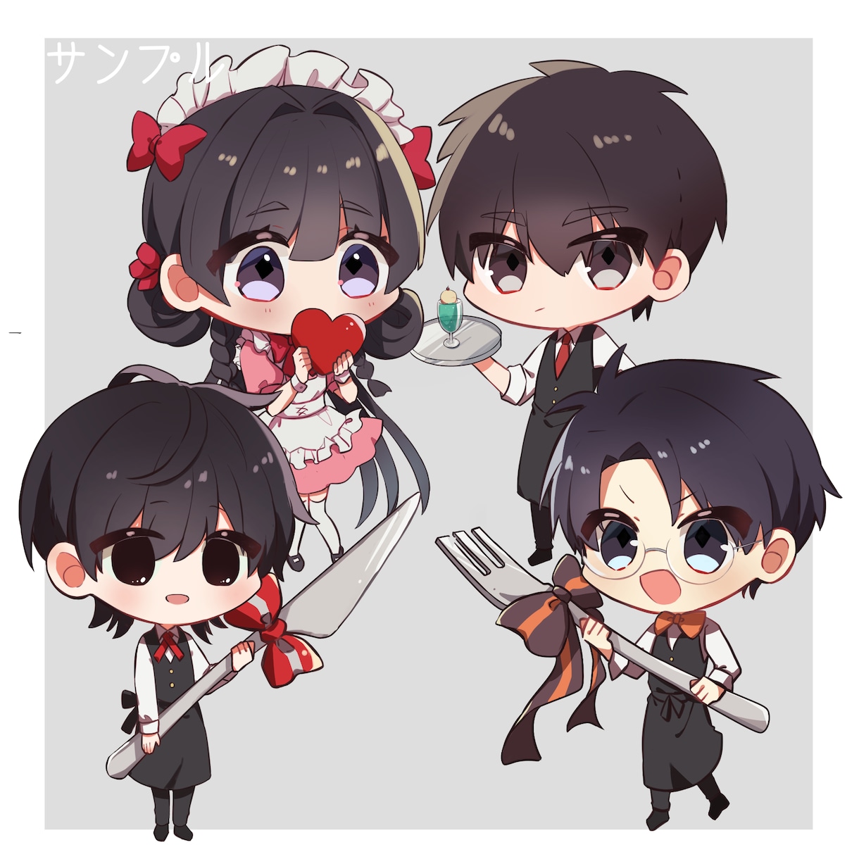あなただけのオリジナルキャラクターを制作いたします TRPG,SD,Vtuber魅力的なキャラを制作いたします イメージ2