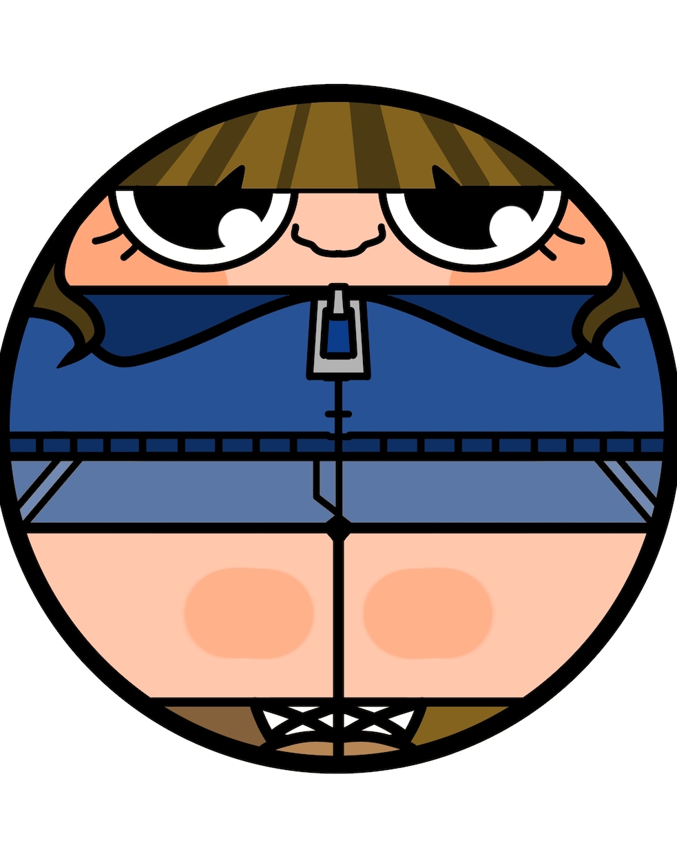 アイコンを独自の世界観で描きます まあるい個性的なキャラクターをアイコンにします イメージ2