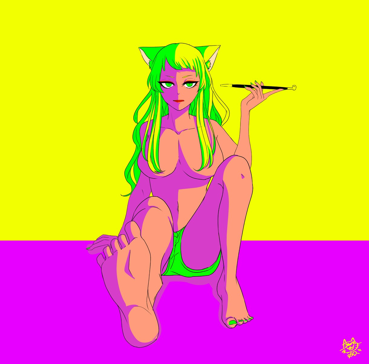 キラキラ＆彩度高め☆アイコン用イラスト制作します 絶対目を引く！彩度高めでポップかわいい作品が得意です♡ イメージ3