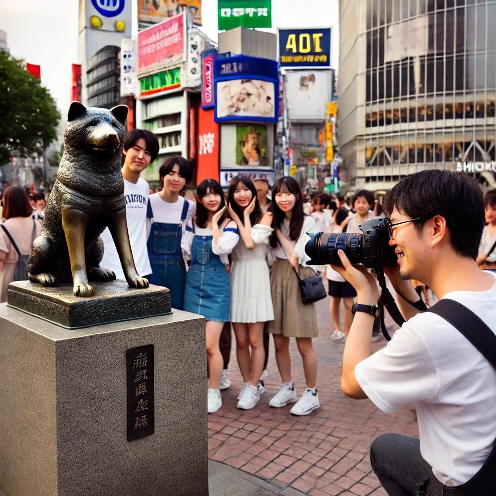 渋谷・ハチ公前の思い出をプロカメラマンが撮影します 渋谷の象徴、ハチ公前での特別な瞬間を美しく残します！ イメージ1