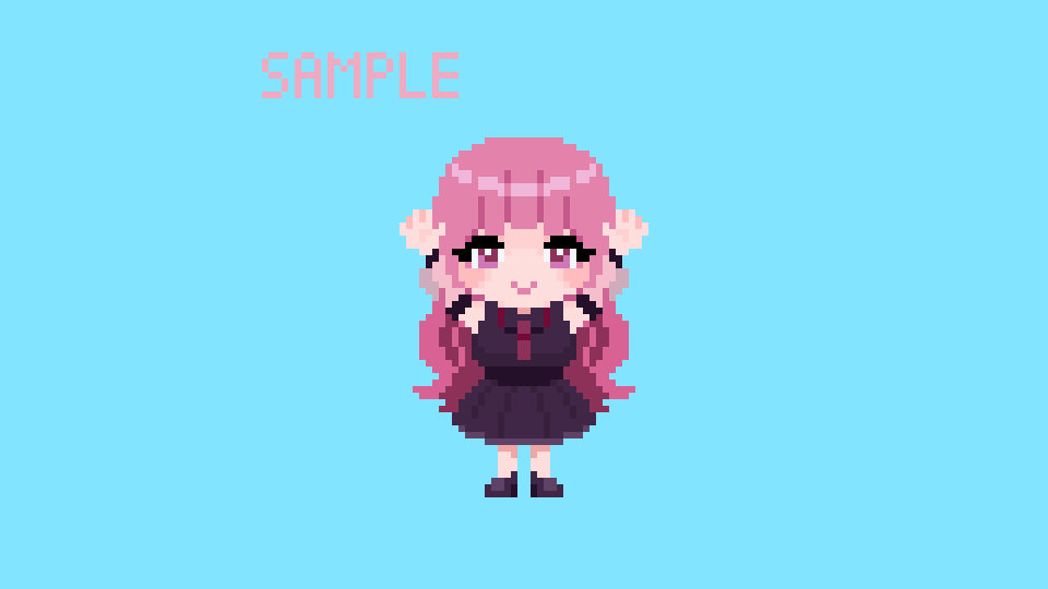 あなたのキャラクターをドット絵ミニキャラにします 2.5等身でドット絵化、他とは違うアイコンにいかがですか？ イメージ3