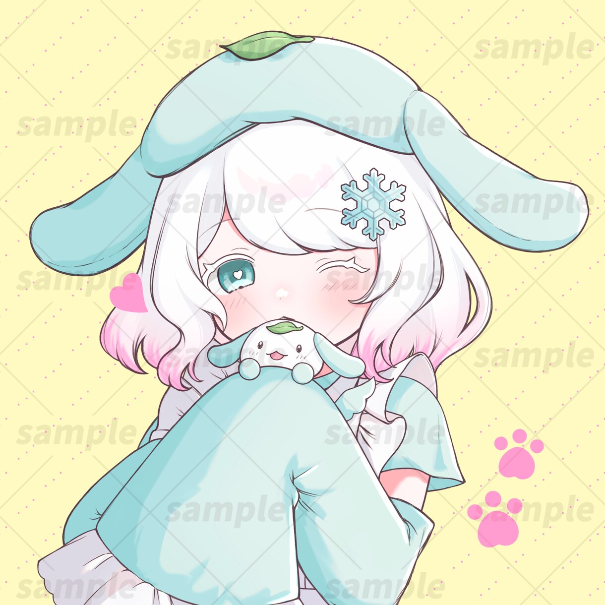 商用費込み〇立ち絵アイコンSDキャラ等制作します 可愛い女の子を描くのが得意です！ イメージ6