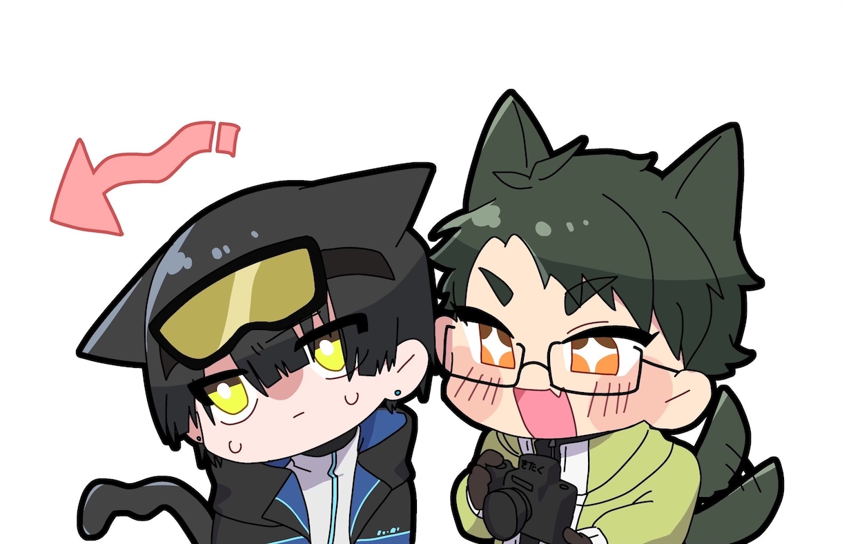 アイコン、1枚絵、ニーズに合わせて描けます 眩しいから仄暗いまで描けます！かわいいもかっこいいもお任せを イメージ4