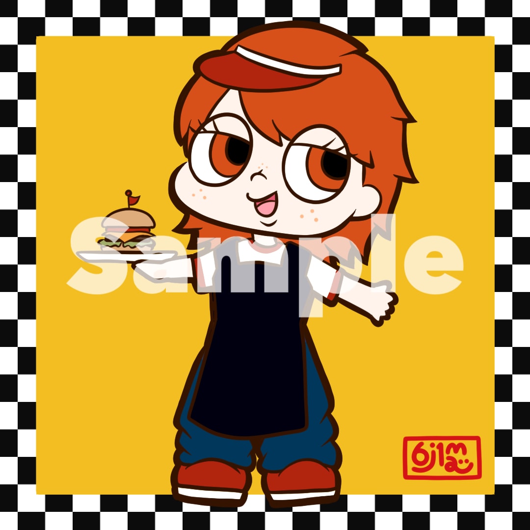 アメコミ風のポップなイラスト描きます カートゥーン風、アメコミ風のポップで可愛いイラスト描きます イメージ1