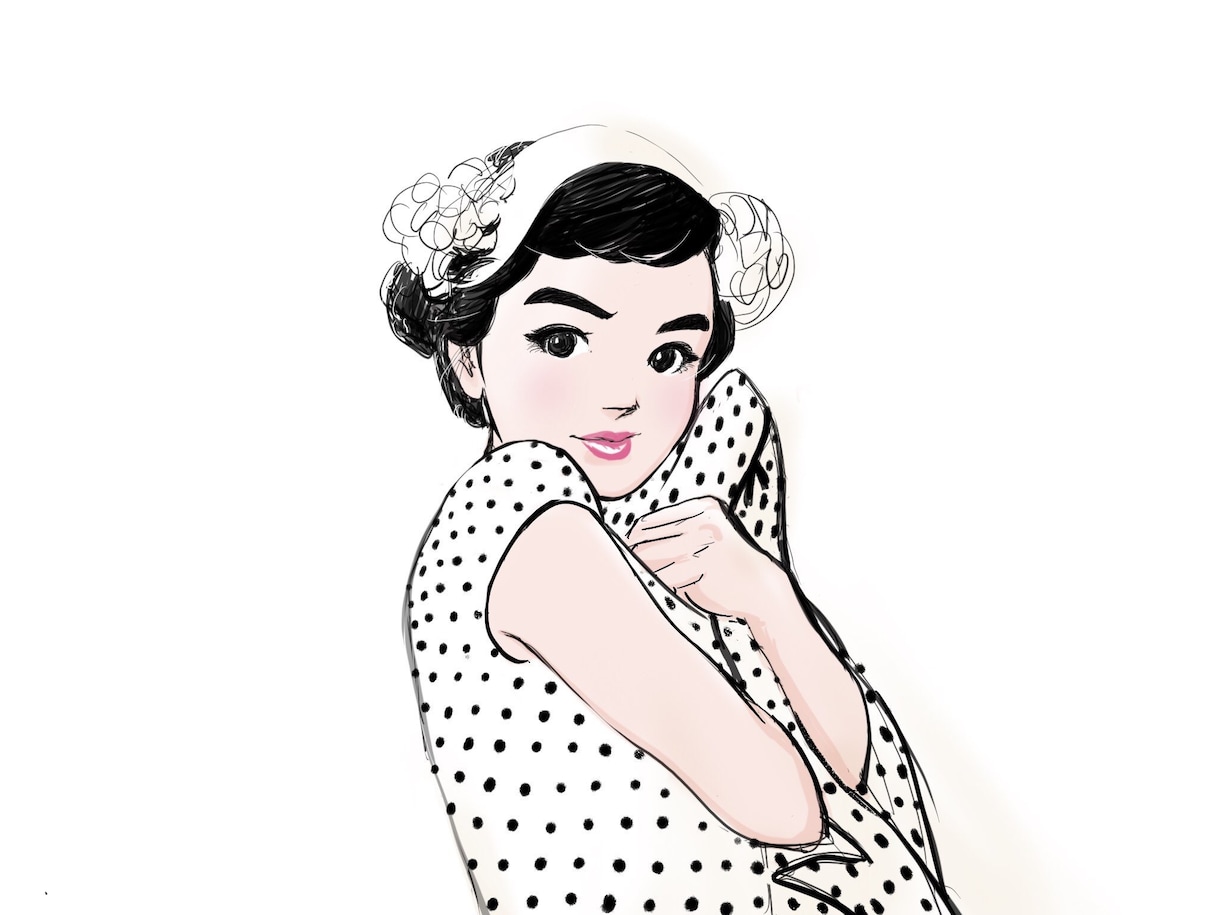 シンプルで温かみのある似顔絵やイラスト描きます 暖かみのある線画にシンプルな着色が特徴的です。 イメージ3