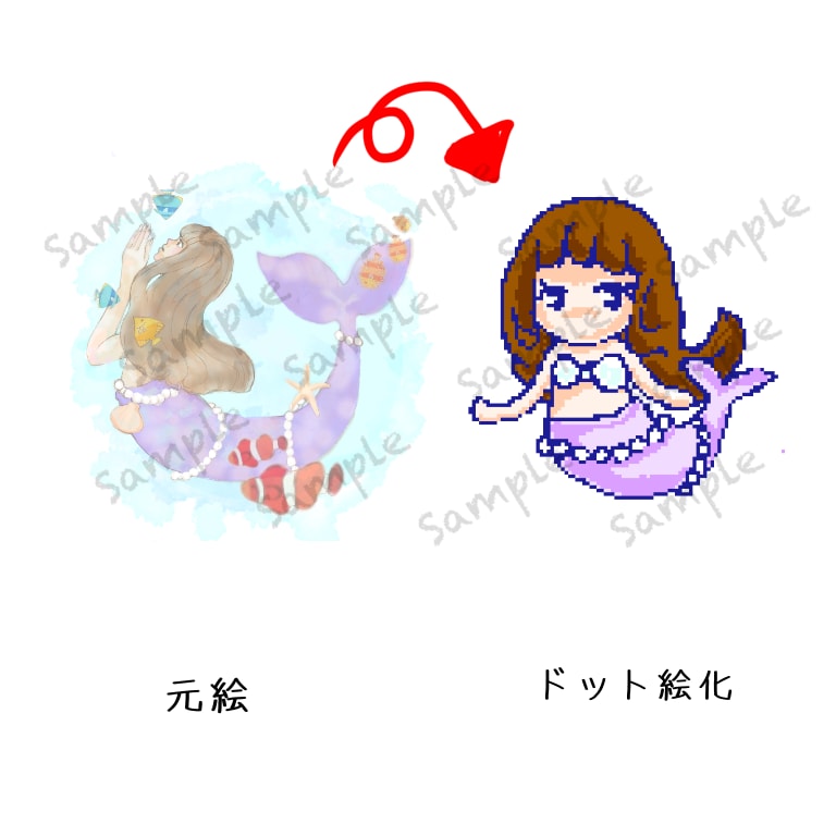 ドット絵描きます アイコンなどに！ゲーム好き必見あなたオリジナルのドット絵を！ イメージ4
