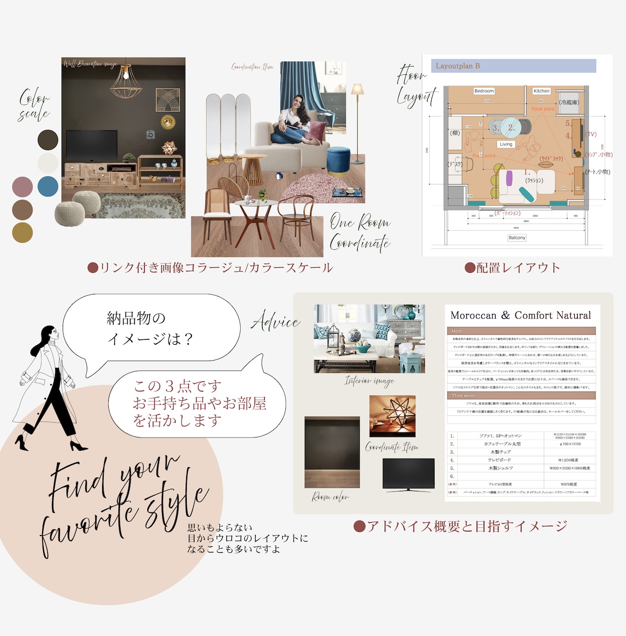 家具選びとレイアウトをお手伝いします あなたらしいお部屋に！気分が上がるインテリア イメージ2
