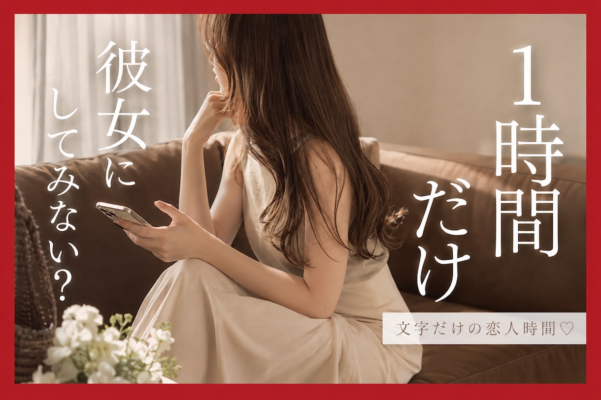 1時間だけ♡かんながあなたの彼女になります 声は出さないで♡１時間だけ、かんなの彼氏になってみる？ イメージ2