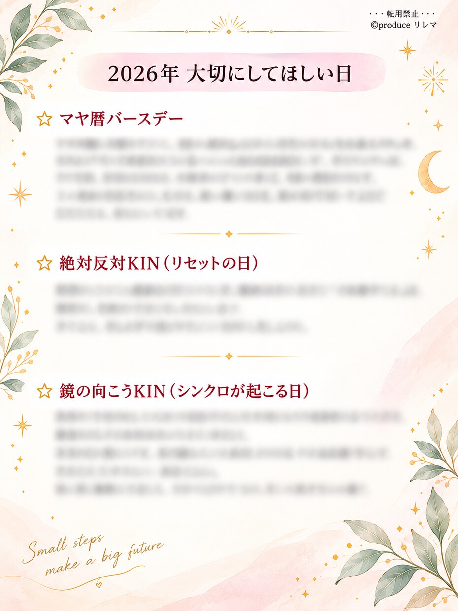 マヤ暦であなたの人生の流れを読み解きます 「今」を知ると、これからの選択が少し楽になる イメージ4