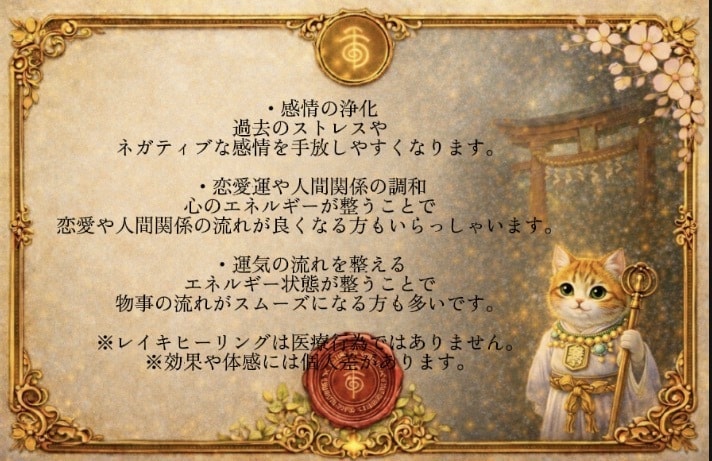 30日間受け取り！レイキで波動を整えます 有資格者が毎日あなたへ癒しのエネルギーをリアルタイムでお届け イメージ9