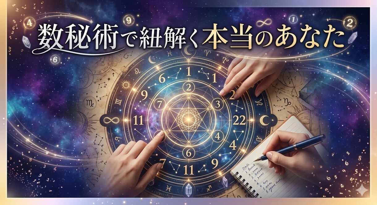 数秘術から本当のあなたを紐解くお手伝いします 数秘術から紐解くあなたはどんな人 イメージ1
