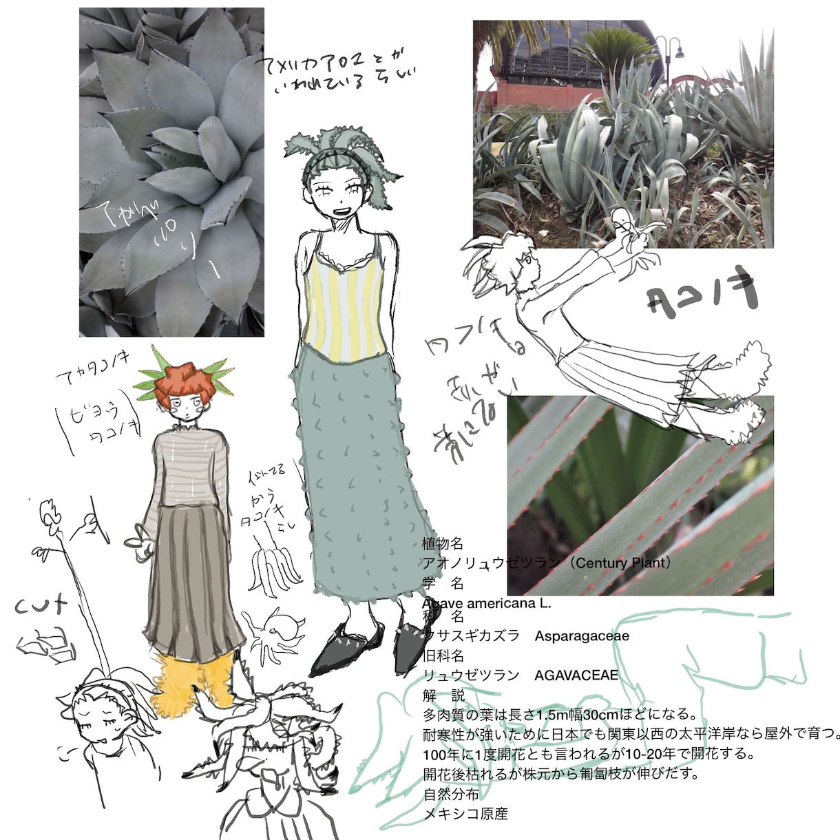 サブカル風のお洒落な日記・コラージュなど描きます SNSアイコン・ヘッダー・ブログの挿絵や日常の思い出に！ イメージ3