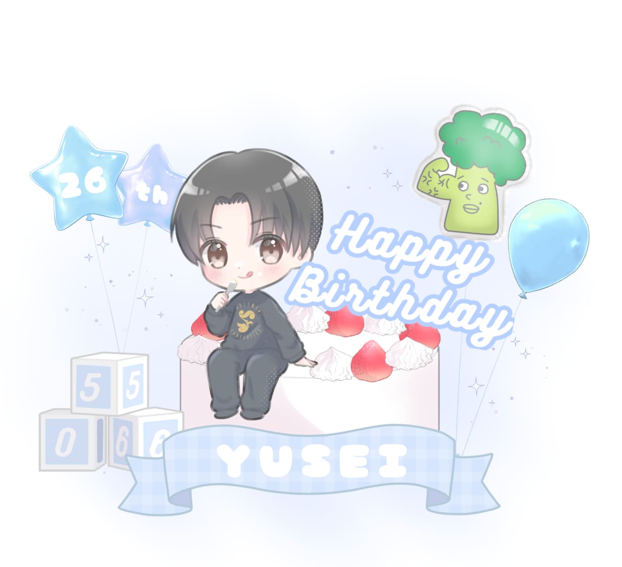 推しのイラスト作成します 推しのイラストや生誕関連のもの、夢絵など イメージ5