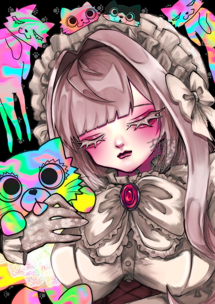 オリジナルキャラのバストアップ一枚絵を制作します アイコン,サムネや観賞用に！あなただけのイラストを描きます♡ イメージ4