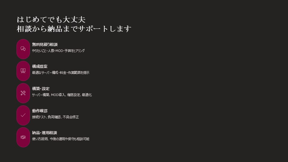 マイクラサーバーの構築から本格運用まで代行します 構築6年・実績30件｜法人対応あり｜本格運用まで イメージ6