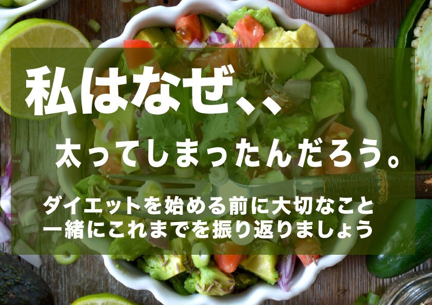 初心者の方向け！太る・痩せる食事を教えます これまでの食生活を見直し、あなたにあった食事メニューを イメージ1