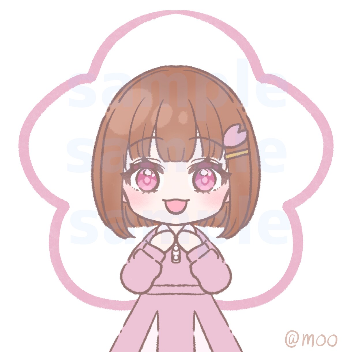 可愛い絵本みたいなSDイラスト描きます 目を惹く女の子を描くのが得意です！ イメージ4