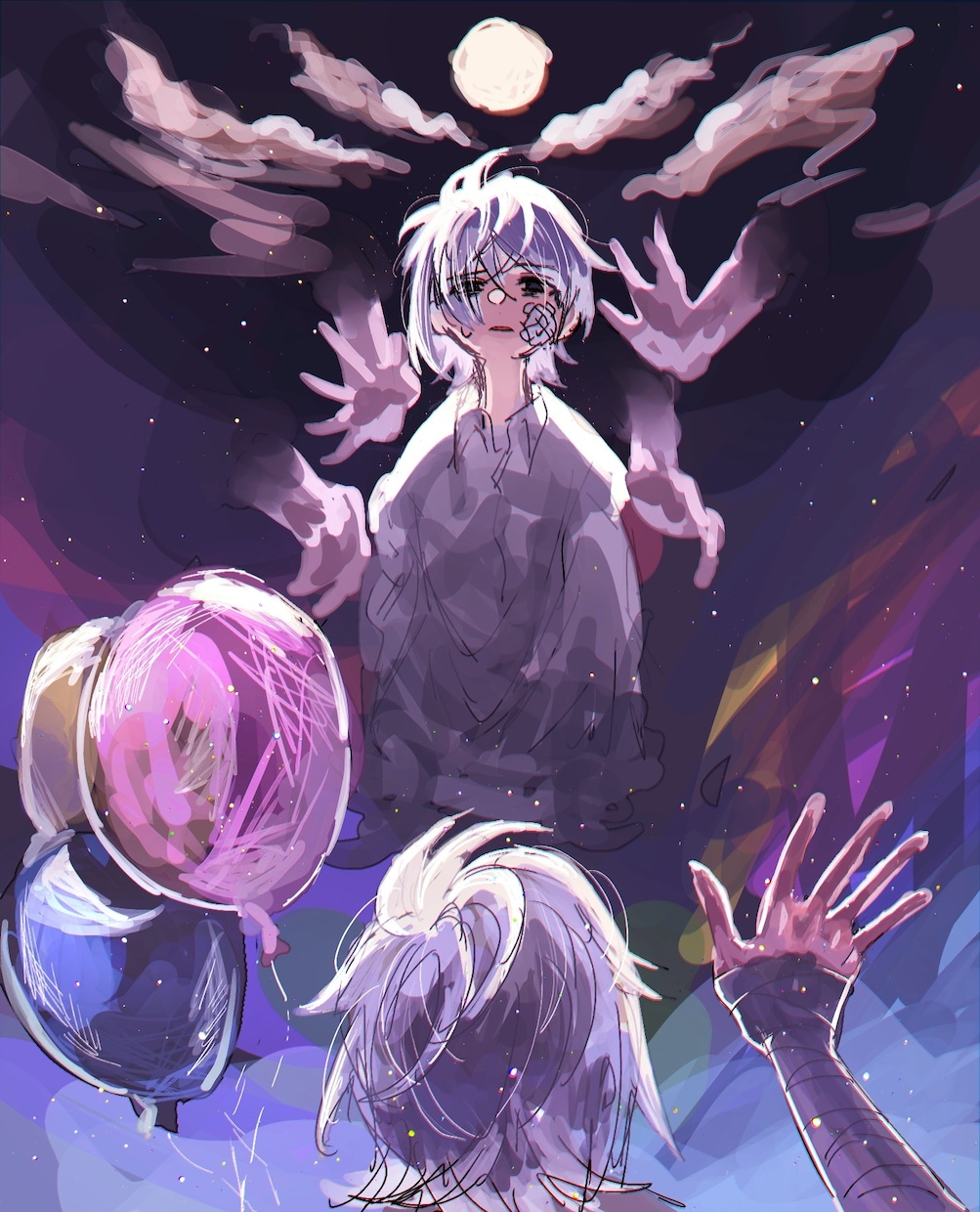 イラスト描きます！アイコン　1枚絵等　受け付けます 独特の世界観の絵を描きます　病み系で可愛い子が好きです イメージ4