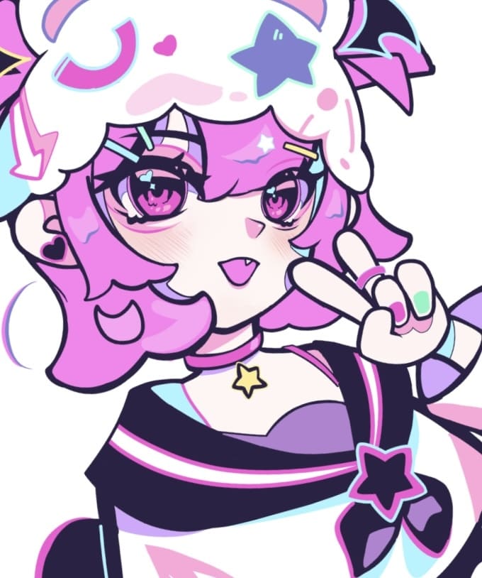 可愛いアイコンを描きます 手書き感ある可愛いイラストを描きます イメージ1