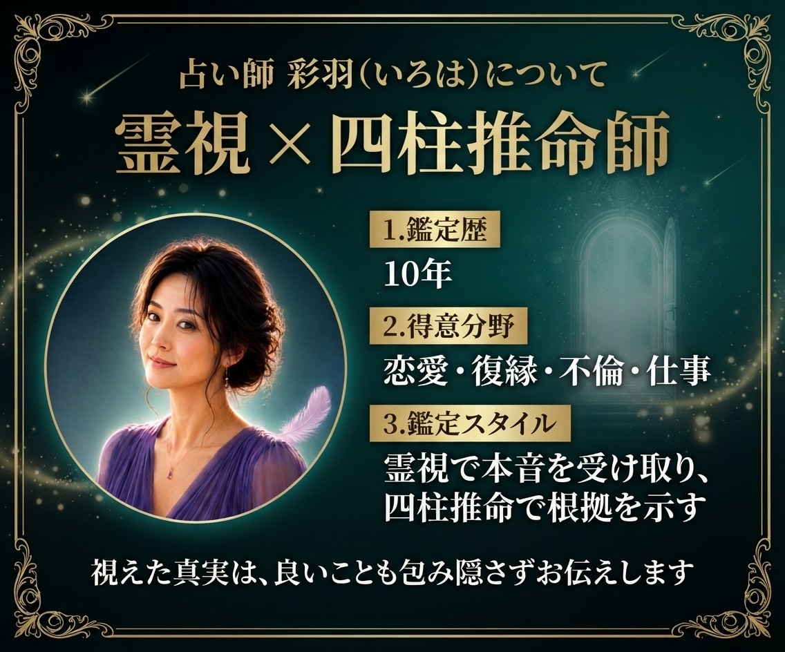 今のお悩み&ご相談１つを霊視と四柱推命で鑑定します 恋愛？仕事？ジャンル問いません。今、知りたい答えお伝えします イメージ4