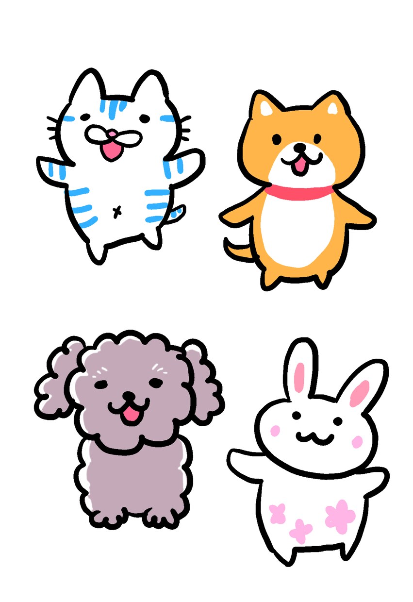 SNSに使えるかわいい＆ゆるい動物アイコン作ります ほんわか可愛い動物をアイコンにしてみませんか？ イメージ2