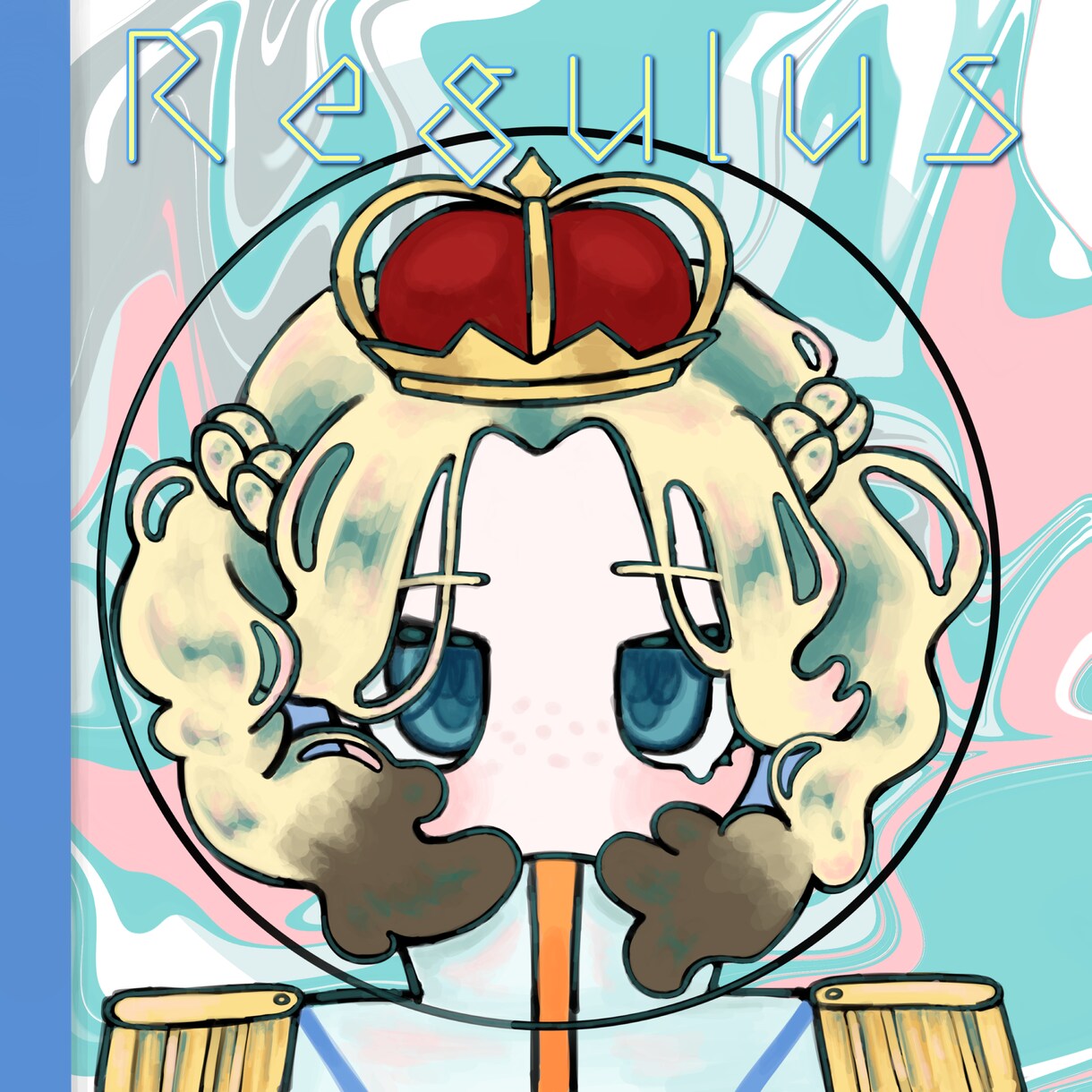 お人形のようなメルヘンかわいい女の子をかきます 個性的なかわいい絵柄で目立つアイコン イメージ3