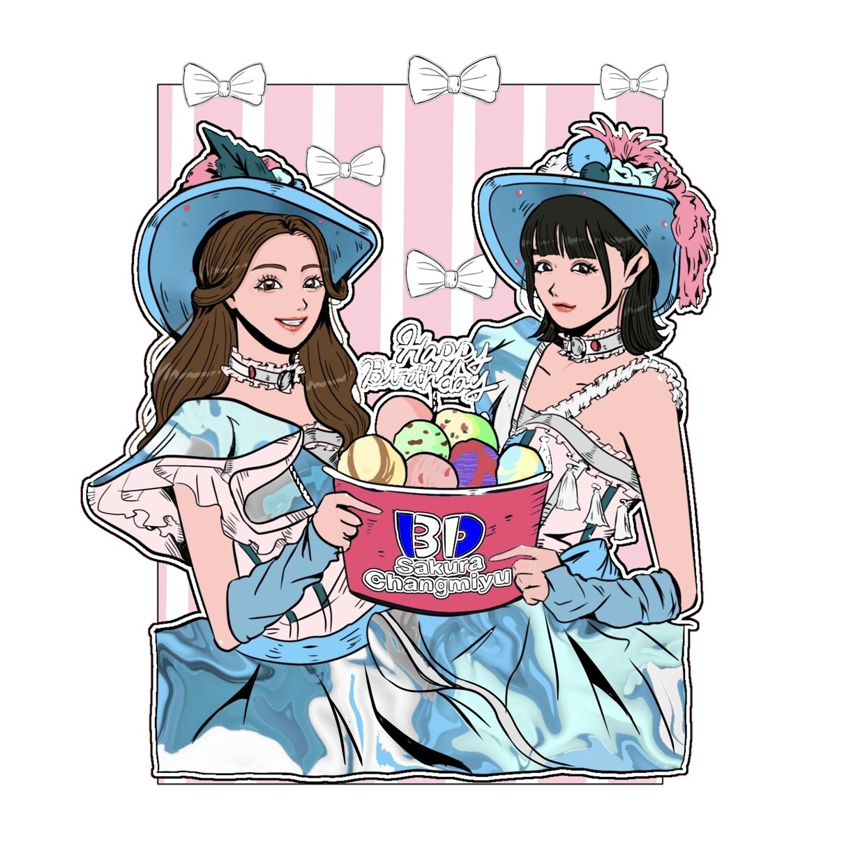 SNS用のアイコン描きます 【主にSNSアイコン】POPな人物イラスト描きます★ イメージ8
