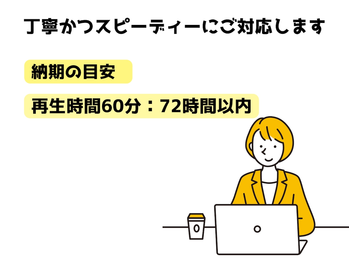 1分66円~Youtubeの文字起こしを承ります 英語、中国語ももOK！ 即日納品も相談可能！ イメージ2