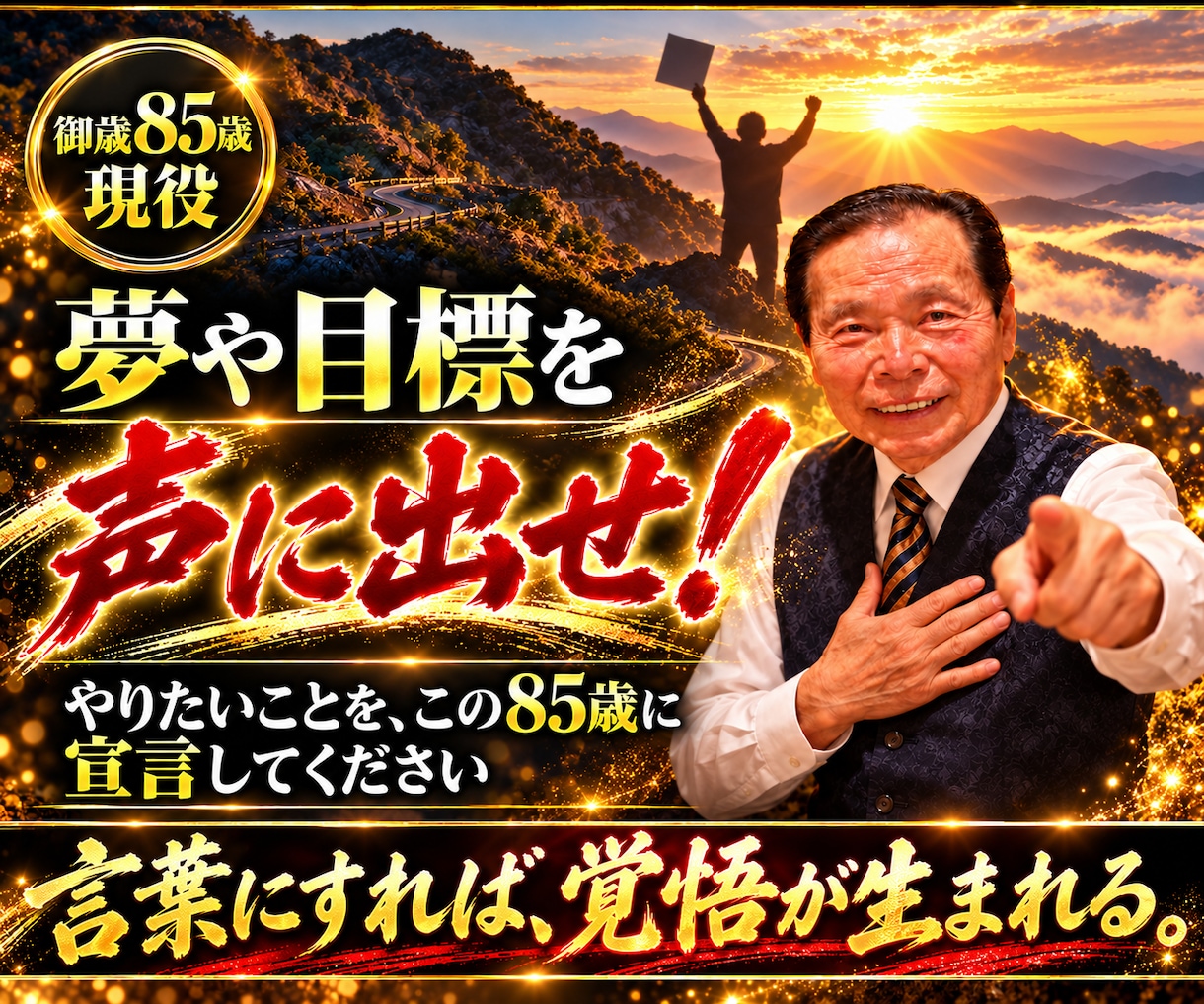 85歳現役があなたのやる気に火をつけます まだまだやれる！人生は今から！85歳が元気と勇気を届けます イメージ7
