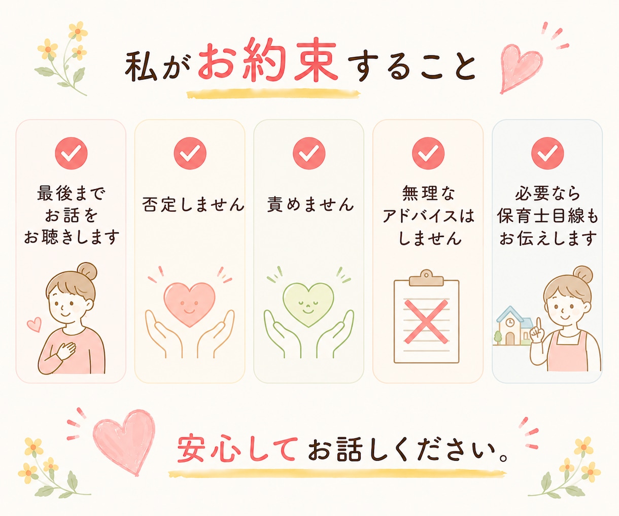 年子3人育児中の元保育士がママのお悩みをお聴きます 妊娠／出産／年子育児／ワンオペ／イヤイヤ期／モンテッソーリ イメージ6