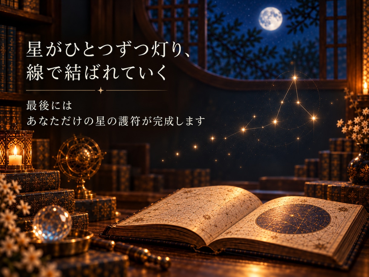 この星空あなた専用のお守りになります ・不安な夜に、音と星が守りを結ぶ、世界に１つの護符 イメージ4