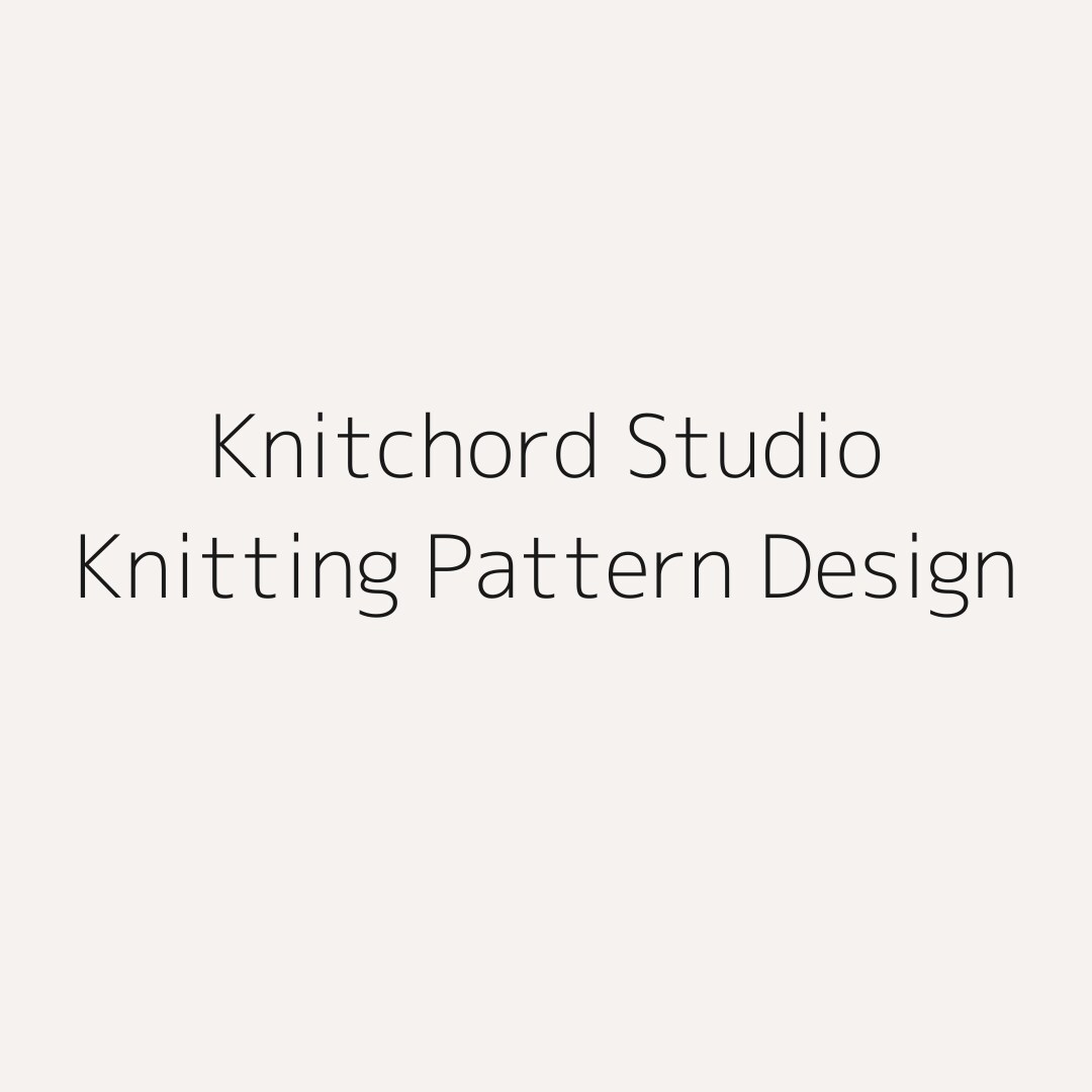 モニター価格 / 棒針編みの編み図を作成します ゲージ・サイズ調整対応｜Knitchord Studio イメージ1