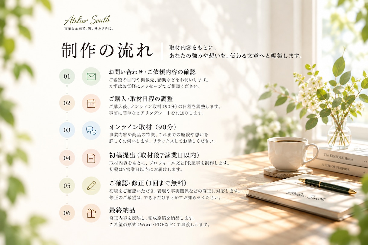 PR記事+ビジネスプロフィール制作いたします あなたの商品の強み・魅力を、市場に価値が伝わる言葉へ イメージ3