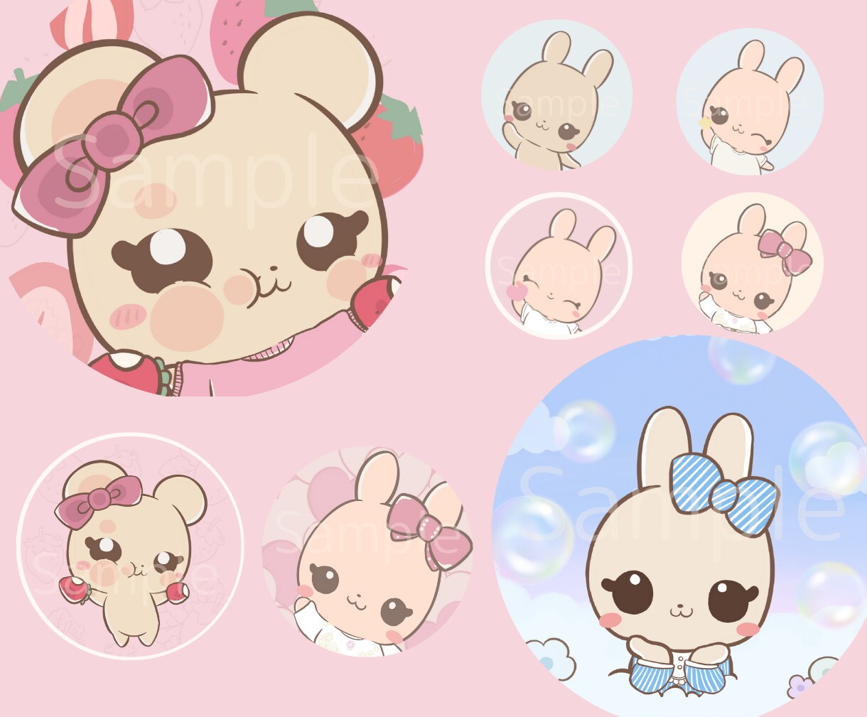 ゆるかわ動物アイコン描きます 覚えられるキャラクターでSNSをファン化 イメージ8