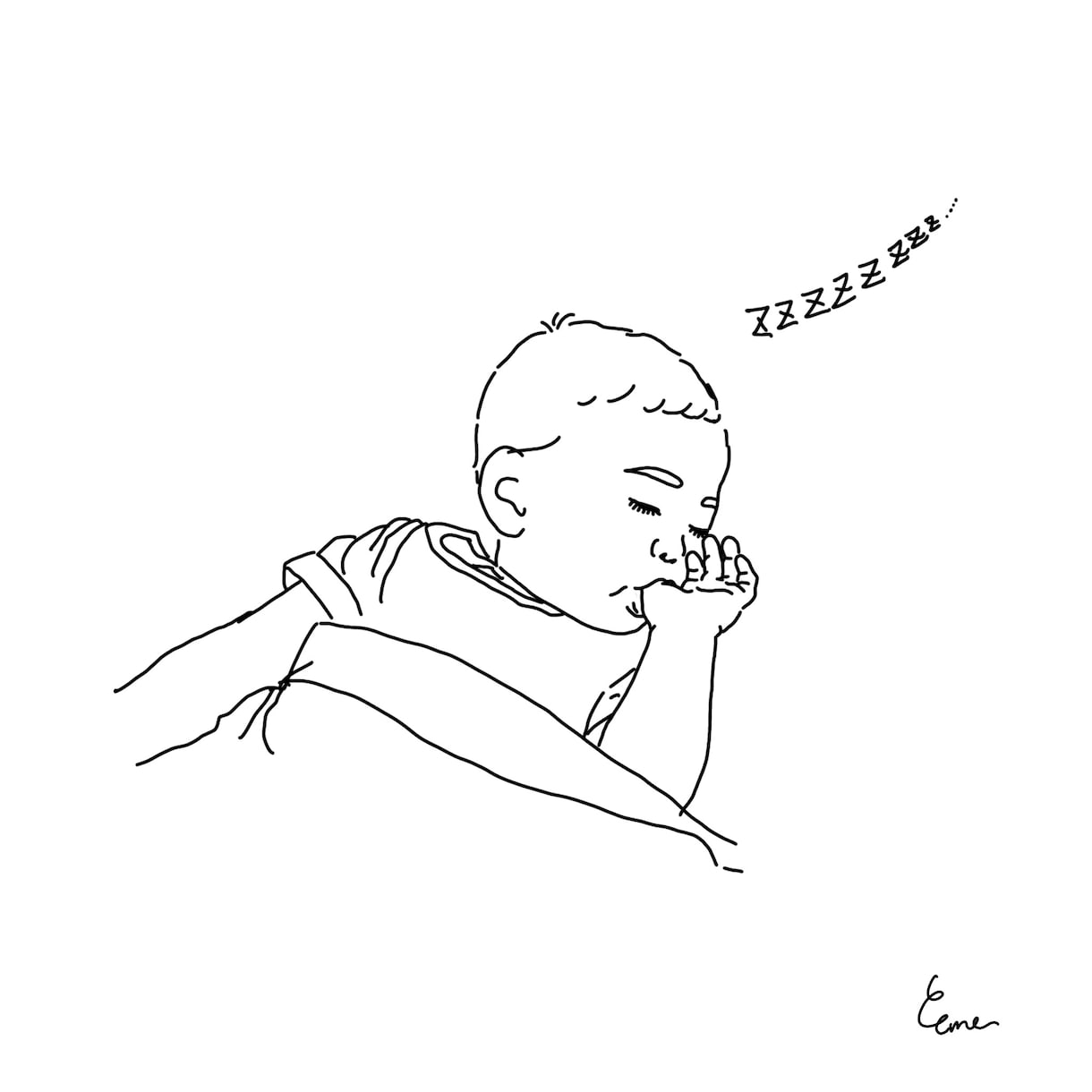 モノクロオシャレなアイコン描きます お子さんをアイコンにしてみませんか？ご自身のももちろんOK！ イメージ2