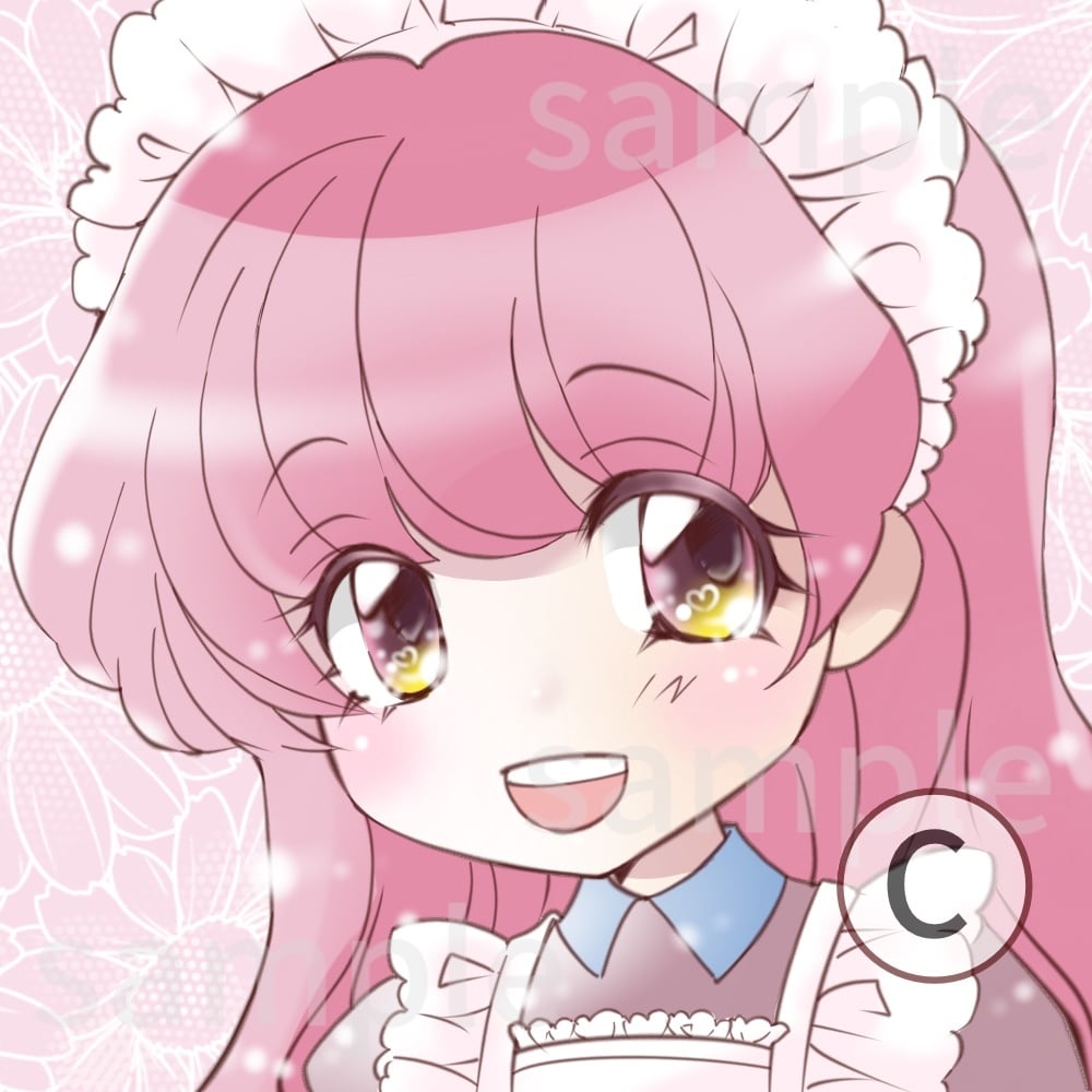 完成品イラスト素材を販売します SNS等で使える可愛い女の子キャラの素材を販売します。 イメージ4
