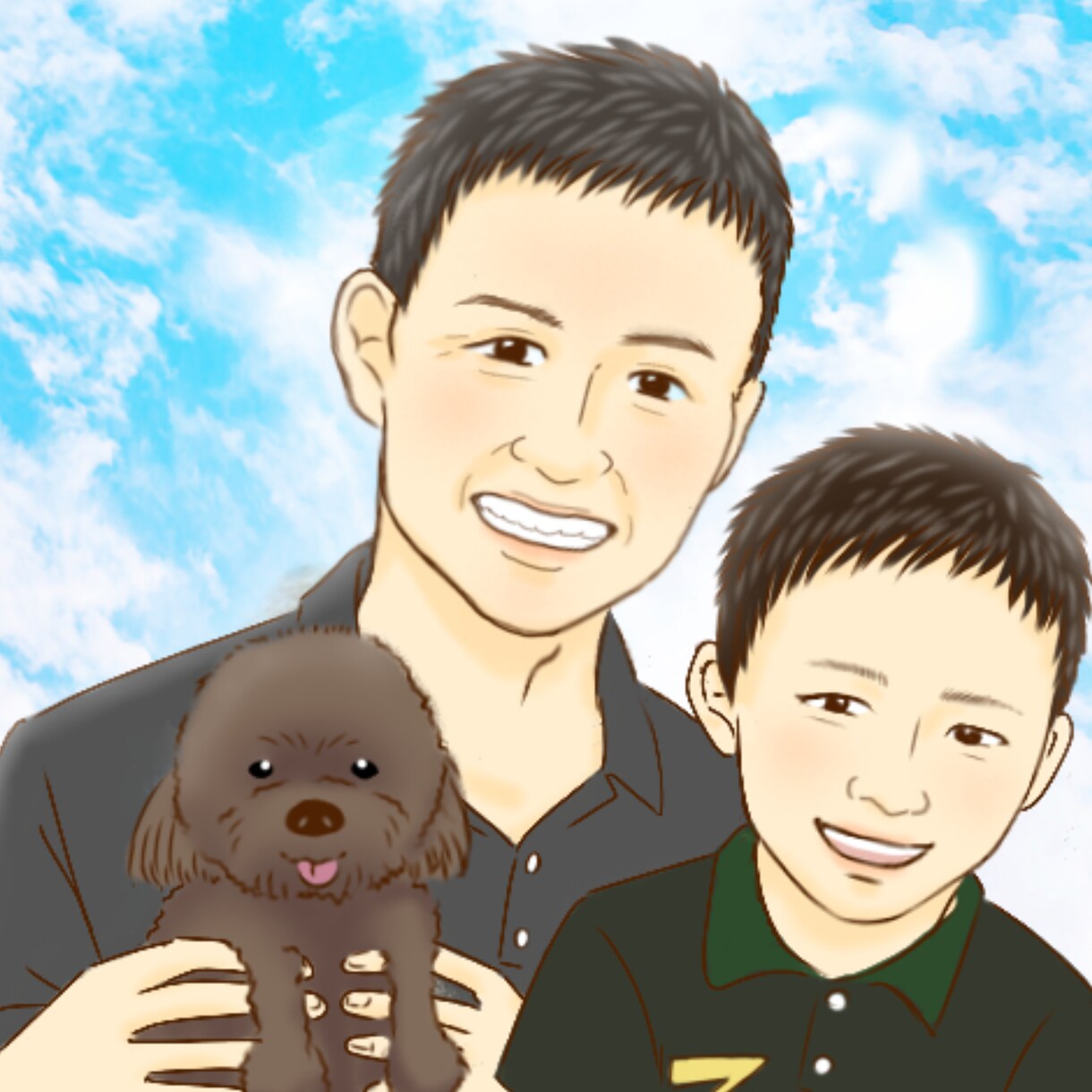SNSで使える似顔絵風アイコン作成します ビジネスでもプライベートでも！【初心者大歓迎】 イメージ5