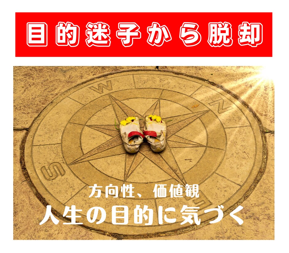 目的迷子から脱却するあなただけのコンパス見つけます そもそもあなたは何がしたい？人生の目的に気づくセッション イメージ1