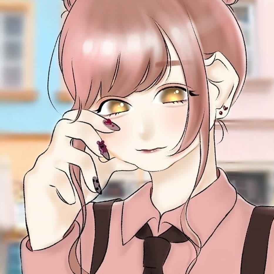 SNS用のアイコンのイラスト依頼を承ります 地雷系、やみかわ系、メンヘラ、女の子を描くのが得意です イメージ2