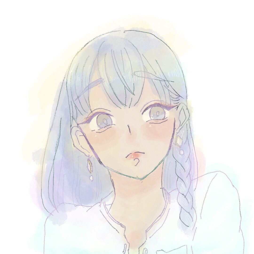 透明感のある女の子のアイコン作成します Twitterやインスタなどで使えるアイコン作成します イメージ1